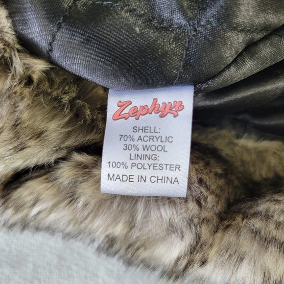 NWT NHL Zephyr Colorado Collection Chicago Blackhawks Wool Blend Ear Flaps Hat - Picture 6 of 6